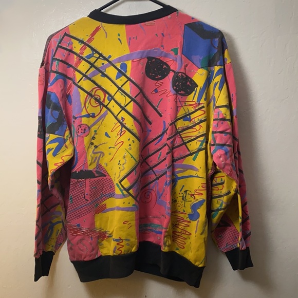 Rare 80s ELVIS PRESLEY pullover Sweatshirt SZ LG - Picture 7 of 9